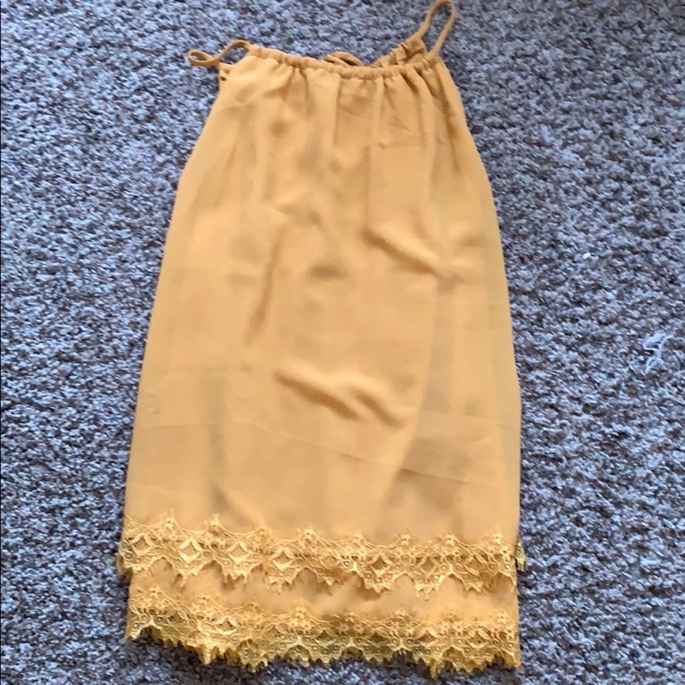 Yellow Shift Shirt